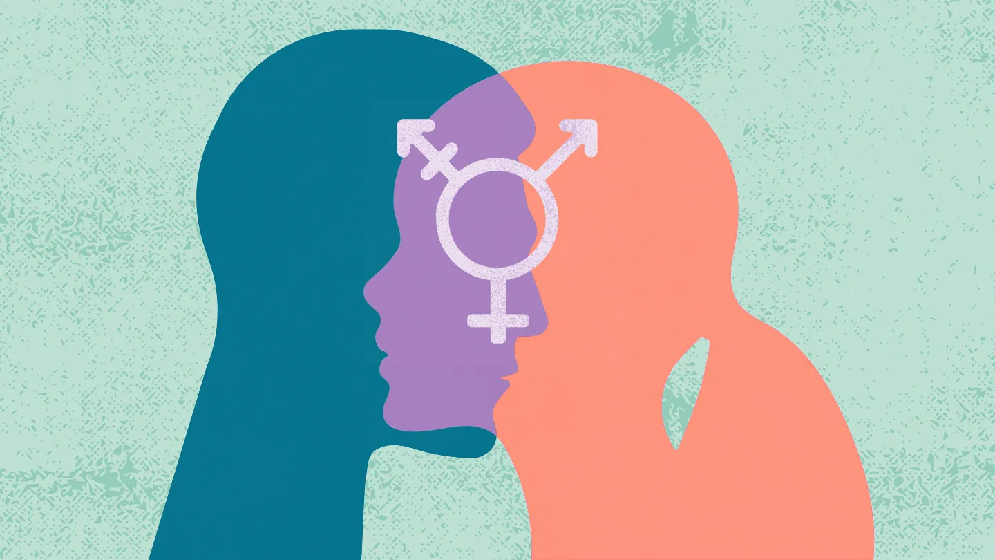 Gender Incongruence Therapy Abstract illustration about gender identity